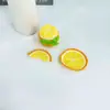 Muñeca de Lana Tejida a Crochet Nueva Hecha a Mano Serie de Frutas Colgante Tejido de Lana Llavero Colgante Adornos Producto Terminado