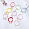 Nuevo pulsera de cristal con flor caliente femenina cristal rosa Flor de Sol pulsera para hermanas amigas estudiante pulsera Margarita