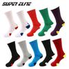 Calcetines deportivos clásicos de caña alta con suela de toalla, calcetines de baloncesto Elite gruesos de rizo antideslizantes, calcetines altos para hombre