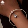 Efu Le Ocean Wind Magic Color Smart Fighting Fish Pingente s925 Sterling Silver Opal diy Bead Acessórios Atacado