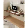 Escritorio plegable de pared mesa de estudio de pared para dormitorio balcón escritorio de computadora suspendido de pared mesa plegable de pared