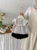 Ropa de Bebé, Ropa de Verano, Traje Estilo Coreano para Niña Bebé, Camisa de Muñeca de Verano para Bebé, Conjunto de Dos Piezas, Estilo Delgado, Top para Uso al Aire Libre