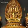 Papel Artesanal Folha de Ouro 24K Real da Marca Xionglian com 98% de Conteúdo de Ouro Puro, Aplicação Direta para Estátuas de Buda, Arte de Pintura com Folha de Ouro Puro
