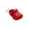 Simulación mini pantuflas llavero agujero zapatos zapatos pequeños adornos colgantes teléfono móvil mochila colgante máquina de muñecas