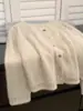 Cárdigan de punto redondo estilo Chanel para mujer, lana pura, nuevo abrigo de otoño e invierno, patrón de ganchillo, suéter casual y suave, moderno