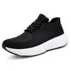 Tênis Esportivo Feminino com Sola Macia de Eva, Tênis Meia Respirável Fly-Knit Leve para Homens e Mulheres, Casais, Tênis Masculino Cross-Border com Colagem a Frio Jinjiang