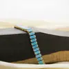 Pulsera Geométrica Popular Sintética de Circonita Transfronteriza Europea y Americana para Mujer, Joyería de Nicho con un Toque de Lujo Ligero