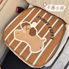 Cojines para Asiento de Coche de Otoño e Invierno, Gama Alta, Lindos Dibujos Animados Cálidos Antideslizantes para Asiento de Coche, Cojines Gruesos de Felpa para Asiento de Coche