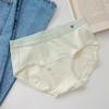 Ropa interior de algodón antibacteriano 7A con entrepierna alargada para niñas, ropa interior de algodón para bebés de clase A de cintura media para mujeres, tallas grandes para mujeres, venta al por mayor