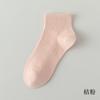 Calcetines sin costuras para mujer, calcetines de algodón de media pantorrilla para primavera y otoño, calcetines de algodón de colores caramelo, calcetines de mujer de color liso para primavera y verano al por mayor