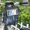 Bicicleta eléctrica bicicleta bolsa colgante bolsa manillar delantero gran capacidad bolsa de almacenamiento tridimensional bolsa colgante para motocicleta bolsa de almacenamiento