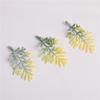 Simulación transfronteriza planta verde flor artificial planta falsa decoración accesorios navideños arreglo floral planta de simulación agujas de pino trigéminas de doble cara