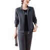 Chaqueta de Marca de Gama Alta para Mujeres de Mediana Edad Primavera y Otoño 2026 Nuevo Traje Deportivo Holgado Casual Conjunto de Tres Piezas Moderno