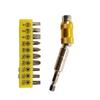 Varilla de Extensión Multiángulo de 1/4" 6.35mm Liberación Rápida Auto-Bloqueante Magnética Hexagonal Direccional
