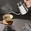 Bule de café pour-over com bico longo e fino para uso doméstico, jarra de aço inoxidável 304, infusor de chá transfronteiriço, novo modelo de xícara para atacado