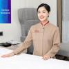 Roupas de trabalho para limpeza de propriedade de hotelaria, shopping center comunitário, manga longa, quarto de hóspedes de hotel, limpeza de piso de hotel, roupas para outono e inverno