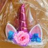 Soporte para Tablet de Pastel de Unicornio Decoración de Pastel de Unicornio de Cumpleaños Fiesta de Cumpleaños Infantil Unicornio Tablet