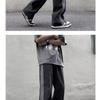 Pantalones vaqueros de tres barras para niños, primavera y otoño, estilo americano, con costuras, holgados, informales, de marca de moda urbana, rectos.