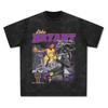 Vintage KOBE Kobe Bryant Vintage Estampada Manga Larga Manga Corta Lavada Pesada Camiseta para Hombre Camiseta Base