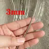 Alambre de Acero Inoxidable 304 de un Solo Hilo Templado al Hidrógeno Alambre Suave y Duro para Atar, Colgar Cortinas, Tendedero, Alambre de Acero Antióxido para Bricolaje