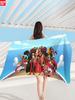 Toalla de Playa de Microfibra Fina One Piece Toalla de Baño Absorbente Estampada