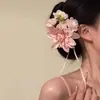 Pasador Súper Hada Estilo Dopamina, Pin Lateral Fresco de Plumeria, Pasador Estilo Vacaciones para Tomar Fotos, Accesorio para el Cabello para Mujer