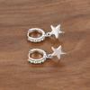 Brincos Pendentes de Estrela Brincos Banhados a Ouro Real Combina com Tudo Estrela de Cinco Pontas Brincos Retrô Brincos de Nicho Avançados Brincos