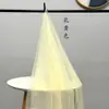 Estilo Chinês Cor Café Sistema de Cores Cenário Externo Arranjo Cortinas de Gaze Tecido de Gaze Caligrafia Tecido para Pendurar na Lareira