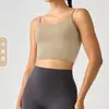 Sujetador Deportivo de Mujer con Forma de U y Tirantes Finos, Hermoso Diseño de Espalda, Sin Costuras y Cómodo para Yoga, Fitness y Pilates