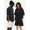 Camiseta Algodão Retrô 230G Manga Caída Masculina Feminina