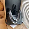 2026 Nuevo Bolso de Hombro con Cadena de Perlas Estilo Coreano para Mujer, Bolso Tote de Gran Capacidad Versátil a la Moda, Bolso Cruzado para el Trabajo