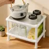 BNBSCorner Estante Triangular Mini de Escritorio Portavasos de Esquina de Pared Organizador de Tazas de Té para Escritorio de Oficina