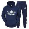 Nuevo Sudadera con Capucha+Pantalones para Hombre 2 Piezas Traje Deportivo para Correr Chándal Casual