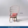 Sofá Combinado para Terraza de Villa Escandinava Balcón de Patio Sofá Casual de Ratán Muebles Silla de Jardín para Terraza de Hotel y Casa de Huéspedes