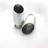 Garganta de escapamento universal para carro Bocal de escape em liga de alumínio Dourado Prata Preto Garganta de escapamento modificada Silenciador de escapamento