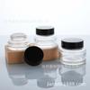 En Stock Tarro de Crema de Vidrio Transparente de 15g Tarro Dispensador Cosmético de Hombro Inclinado de 30g Tarro para Crema de Ojos Tarro para Crema Facial Tarro para Mascarilla
