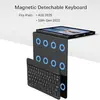 Capa Protetora para Teclado de Tablet Apple Modelo 2025 iPad 11 A16 Teclado Bluetooth Mouse Air7 Estojo de Couro