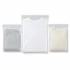 Bolsas transparentes con cremallera personalizadas, bolsas para empaque de ropa, fábrica de origen, logotipo, tamaño, patrón para camisetas, sudaderas, pantalones