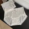 Bragas de Seda de Hielo Sin Costuras~Estampadas Dulces Ultra Delgadas para Mujer con Alta Elasticidad Entrepierna de Ácido Poliláctico Braguitas de Cintura Media para Mujer