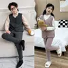Chaleco para Niños Otoño e Invierno Top para Niñas Chaleco Cálido para Jóvenes Chaleco de Estudiante Chaleco para Niños Artefacto de Uniforme Escolar