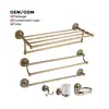 Conjunto de Porta-Toalhas Europeu Retrô Todo em Cobre Transfronteiriço, Porta-Toalha de Banho, Conjunto de Acessórios de Banheiro