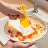 Espátula de Silicone para Rechear Dumplings, Raspador Portátil para Lavar Panelas e Louças, Raspador Macio de Silicone Doméstico Antiaderente