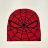 Gorro de punto con diseño de telaraña de Halloween, estilo hip hop, divertido, para hombre y mujer, para esquí al aire libre, para otoño e invierno, transfronterizo