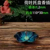 Soporte para Incienso con Diseño de Imitación de Jade Similar al Vidrio, Cenicero, Quemador de Incienso Vertical Estilo Zen, Quemador de Incienso Creativo de Sándalo, Soporte para Incienso Horizontal