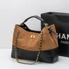2026 Nuevo Modelo Pequeño Estilo Chanel Color Suede Bloque de Color Bolso Europeo y Americano de Axila Bolso de Cadena Acolchado Bolso de Hombro Tote de Gran Capacidad