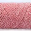Hilo de Chenilla Brillante Peludo de Tres Hebras, Hilo para Zapatos de Ganchillo, Lana Gruesa para Tejer Suéteres, Bufandas, Gorros