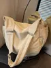Bolsa de Ombro Única de Grande Capacidade de Alto Valor Estilo Novo Outono 2026 Tendência Simples Casual Elegante Moda Bolsa Tote Transversal