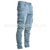 2026 Amazon Comércio Exterior Transfronteiriço Estilo Americano Roupa de Trabalho Jogger Jeans Slim Fit Versátil Masculino Atacado Em Estoque