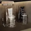Estante de Almacenamiento para Cepillos de Dientes Cilindro Dental Taza para Enjuague Bucal Portacepillos Eléctrico Pareja Montado en Pared Taza Dental de Lujo Ligero Set de Pasta de Dientes
