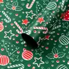 Nova Embalagem Impermeável de Natal Papel de Embrulho para Maçã na Véspera de Natal Flores Buquê de Presentes Papel de Embrulho para Presentes Atacado